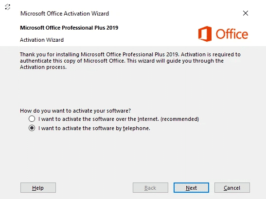 Activate Office