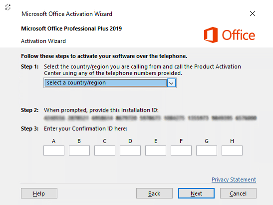 Activate Office