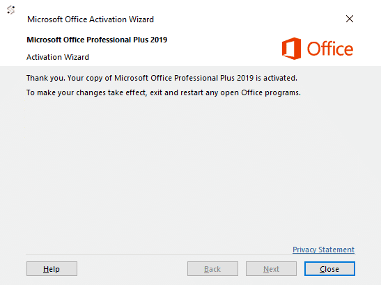 Activate Office