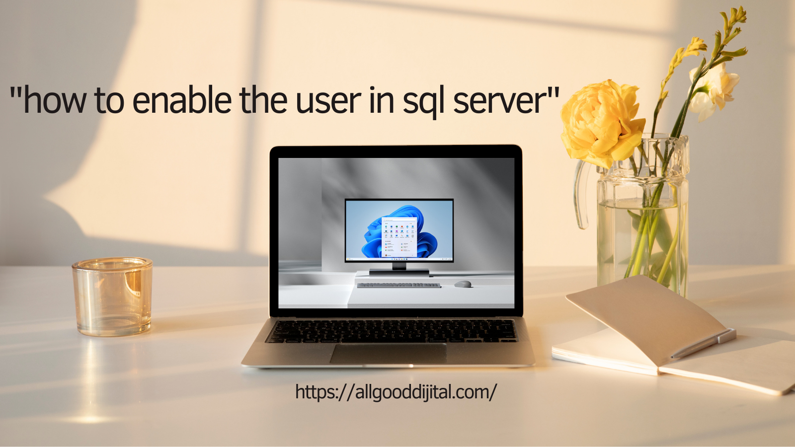 how to enable the user in sql server