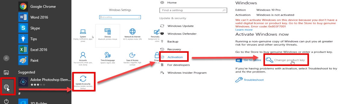 activate windows